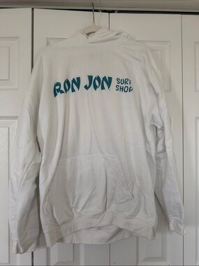 Ron Jon Surf Shop White Pullover Hoodie